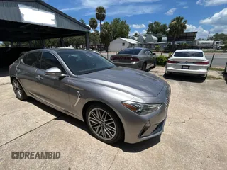 2021 Genesis G70 2.0T z VIN KMTG34LAXMU074866, wystawiony jako Copart lot #61839355 z przebiegiem 54 016 mil mil oraz Czysty tytuł • Clean title. Historia ofert i sprzedaży dostępna na DreamBid. Obrazek 1.