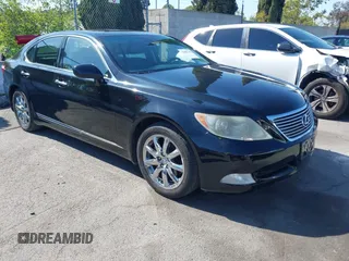2008 Lexus LS 460 with VIN JTHBL46F385083603, listed as a IAAI auction lot 42085788 with Not Provided miles and . Bid and sale history available at DreamBid. Image 1.
