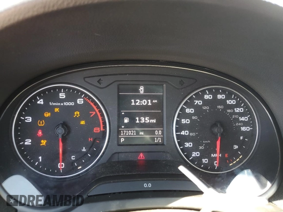 2015 Audi A3 Premium z VIN WAUACGFF5F1122403, wystawiony jako Copart lot #60175965 z przebiegiem 171 021 mil mil oraz Czysty tytuł • Clean title. Historia ofert i sprzedaży dostępna na DreamBid. Obrazek 9.