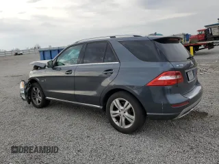 2012 Mercedes-Benz M 350 with VIN 4JGDA5HB1CA035741, listed as a Copart auction lot 51069665 with 150,644 mi miles and Salvage Title. Bid and sale history available at DreamBid. Image 2.