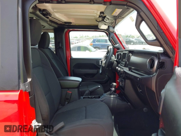 2022 Jeep Wrangler Sport with VIN 1C4GJXAG3NW195967, listed as a IAAI auction lot 42265207 with 41,220 mi miles and . Bid and sale history available at DreamBid. Image 5.