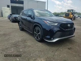 2021 Toyota Highlander XSE with VIN 5TDJZRBH1MS059191, listed as a Copart auction lot 61137125 with 44,747 mi miles and Salvage title. Bid and sale history available at DreamBid. Image 14.