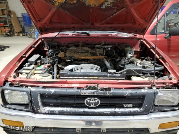 1994 Toyota 4WD Pickups DX with VIN 4TAVN13D7RZ279348, listed as a Copart auction lot 42795315 with 297,174 mi miles and Salvage Title. Bid and sale history available at carsss.com. Image 12.