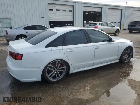 2018 Audi S6 Premium Plus with VIN WAUFFAFCXJN006695, listed as a Copart auction lot 50728445 with 69,604 mi miles and Salvage Title. Bid and sale history available at carsss.com. Image 3.