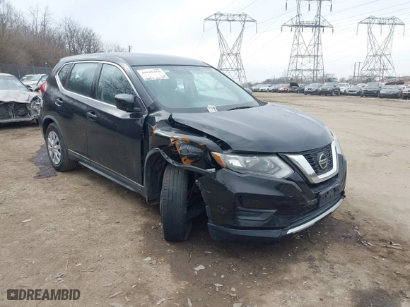 2018 Nissan Rogue S with VIN KNMAT2MV0JP586978, listed as a IAAI auction lot 41545355 with 59,867 mi miles. Bid and sale history available at carsss.com. Image 6.