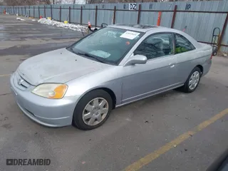 2001 Honda Civic EX with VIN 1HGEM22991L003255, listed as a IAAI auction lot 41613024 with 197,787 mi miles. Bid and sale history available at carsss.com. Image 2.