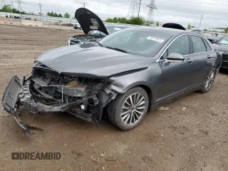 2017 Lincoln MKZ Select with VIN 3LN6L5C99HR653314, listed as a Copart auction lot 58019925 with 25,557 mi miles and Salvage title. Bid and sale history available at DreamBid. Image 1.
