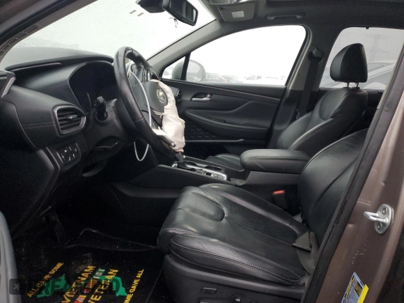 2019 Hyundai Santa Fe Ultimate with VIN 5NMS5CAA3KH052146, listed as a Copart auction lot 86600694 with 67,801 mi miles and Salvage Title. Bid and sale history available at carsss.com. Image 7.