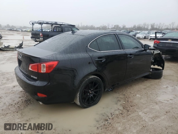 2013 Lexus IS 250 with VIN JTHBF5C2XD5188664, listed as a Copart auction lot 42930815 with 132,537 mi miles and Salvage Title. Bid and sale history available at DreamBid. Image 3.