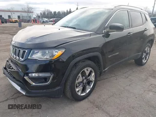 2020 Jeep Compass Limited with VIN 3C4NJDCB6LT164075, listed as a IAAI auction lot 41505470 with 47,196 mi miles and . Bid and sale history available at DreamBid. Image 18.