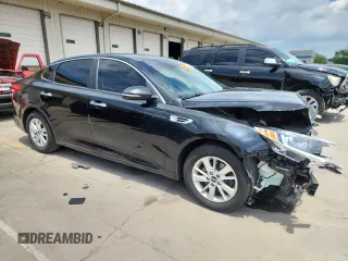 2017 Kia Optima LX with VIN KNAGT4L36H5153836, listed as a Copart auction lot 61222375 with 80,828 mi miles and Salvage title. Bid and sale history available at DreamBid. Image 4.