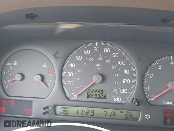 2000 Volvo S70 с VIN YV1LS56D1Y2662615, выставлен на аукционе IAAI как лот 41622599 с пробегом 269 328 миль миль и . История ставок и продаж доступна на DreamBid. Изображение 15.