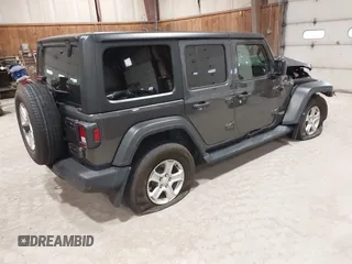 2021 Jeep Wrangler Unlimited Sport S с VIN 1C4HJXDN2MW701625, выставлен на аукционе IAAI как лот 42278169 с пробегом 11 229 миль миль и . История ставок и продаж доступна на DreamBid. Изображение 4.