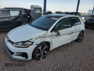 2020 Volkswagen Golf GTI S with VIN 3VW6T7AU0LM005855, listed as a Copart auction lot 48200325 with 63,553 mi miles and Salvage Title. Bid and sale history available at carsss.com. Image 1.