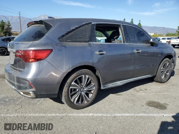 2020 Acura MDX w/Technology Pkg with VIN 5J8YD3H5XLL003940, listed as a Copart auction lot 66971654 with 0 mi miles and Salvage Title. Bid and sale history available at carsss.com. Image 3.