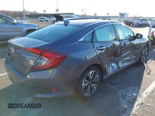 2017 Honda Civic Sedan EX-T with VIN 2HGFC1F39HH652424, listed as a IAAI auction lot 41750943 with 44,174 mi miles. Bid and sale history available at carsss.com. Image 4.