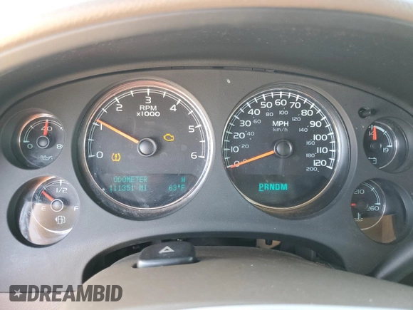 2011 Chevrolet Tahoe LT with VIN 1GNSCBE03BR266896, listed as a Copart auction lot 53050875 with 111,351 mi miles and Salvage title. Bid and sale history available at DreamBid. Image 9.