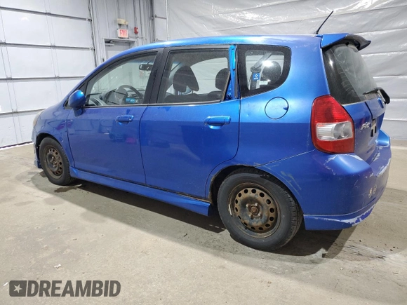 2007 Honda Fit Sport z VIN JHMGD38607S062170, wystawiony jako Copart lot #58672495 z przebiegiem 215 272 mil mil oraz Czysty tytuł • Clean title. Historia ofert i sprzedaży dostępna na DreamBid. Obrazek 2.