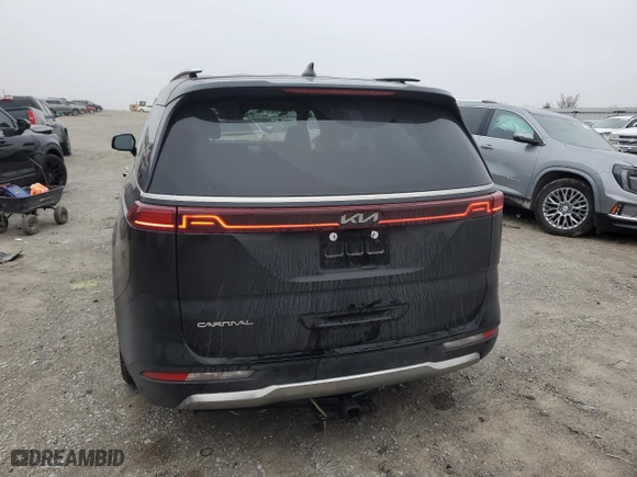 2024 Kia Carnival SX Prestige with VIN KNDNE5H33R6302928, listed as a Copart auction lot 43577575 with 16,699 mi miles and Salvage Title. Bid and sale history available at carsss.com. Image 6.