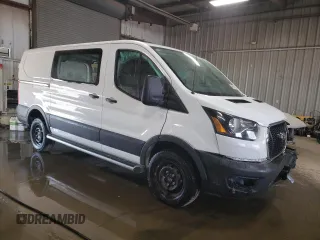 2024 Ford Transit Cargo with VIN 1FTBR1Y82RKA40676, listed as a Copart auction lot 73246064 with 1,430 mi miles and Clean Title. Bid and sale history available at DreamBid. Image 4.