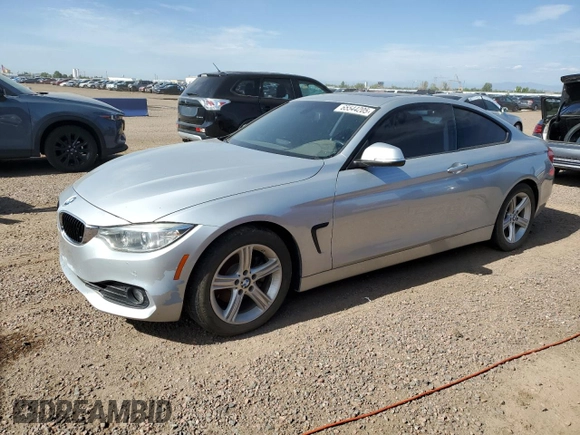 2015 BMW 4 Series 428i with VIN WBA3N7C58FK224819, listed as a Copart auction lot 65544205 with 107,941 mi miles and Clean title. Bid and sale history available at DreamBid. Image 1.