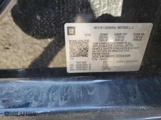 2018 Chevrolet Silverado 1500 LT with VIN 1GCVKREH6JZ311609, listed as a Copart auction lot 88258455 with 118,819 mi miles and Salvage Title. Bid and sale history available at carsss.com. Image 12.