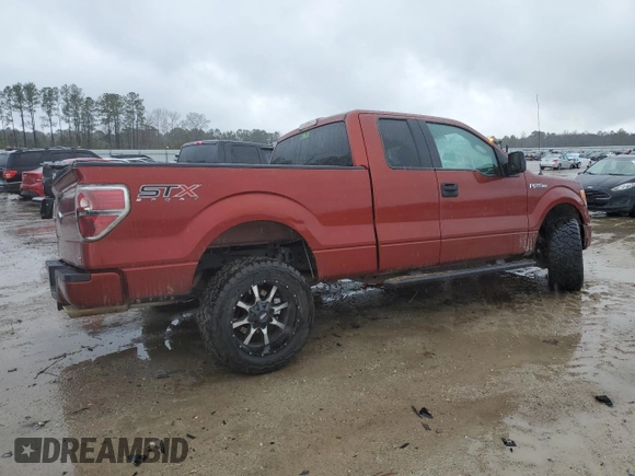 2014 Ford F-150 XL with VIN 1FTFX1CF4EKF31936, listed as a Copart auction lot 46917435 with 144,012 mi miles and Salvage Title. Bid and sale history available at carsss.com. Image 3.