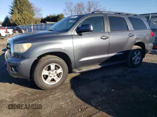 2008 Toyota Sequoia SR5 with VIN 5TDBY64A08S021995, listed as a Copart auction lot 49676045 with 189,335 mi miles and Salvage Title. Bid and sale history available at carsss.com. Image 1.