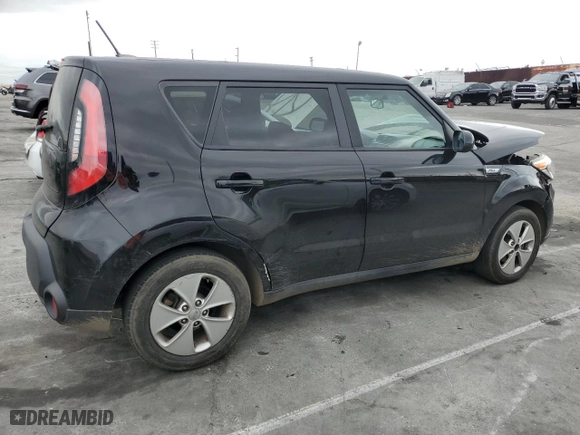 2016 Kia Soul with VIN KNDJN2A2XG7334328, listed as a Copart auction lot 50390505 with 123,276 mi miles and Salvage Title. Bid and sale history available at carsss.com. Image 3.