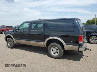 2005 Ford Excursion Eddie Bauer z VIN 1FMSU45P25EA74441, wystawiony jako Copart lot #64577505 z przebiegiem 253 179 mil mil oraz Czysty tytuł • Clean title. Historia ofert i sprzedaży dostępna na DreamBid. Obrazek 2.