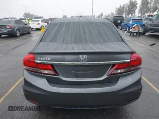 2015 Honda Civic Sedan LX with VIN 19XFB2E59FE014421, listed as a IAAI auction lot 41556046 with 141,922 mi miles. Bid and sale history available at carsss.com. Image 16.