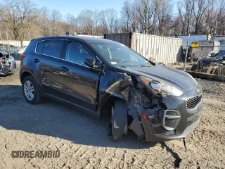 2019 Kia Sportage LX with VIN KNDPM3AC4K7501934, listed as a Copart auction lot 50780625 with 91,720 mi miles and Salvage Title. Bid and sale history available at carsss.com. Image 4.