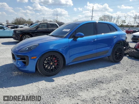 2020 Porsche Macan GTS with VIN WP1AG2A56LLB56387, listed as a Copart auction lot 44793335 with 37,916 mi miles and Salvage Title. Bid and sale history available at DreamBid. Image 1.