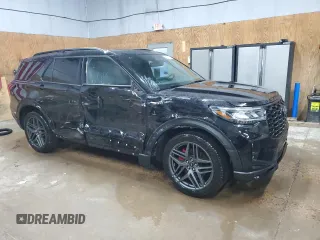 2025 Ford Explorer ST-Line z VIN 1FMUK8KH8SGA07538, wystawiony jako Copart lot #50768235 z przebiegiem 3 245 mil mil oraz Czysty tytuł • Clean title. Historia ofert i sprzedaży dostępna na DreamBid. Obrazek 4.