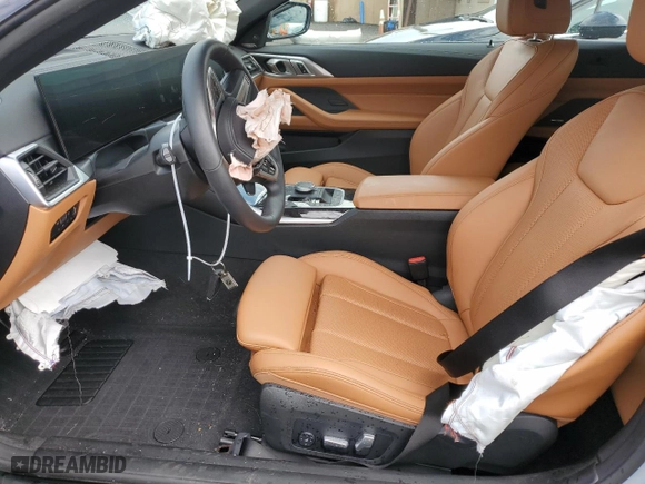 2024 BMW 4 Series M440i xDrive with VIN WBA63AT06RCP05994, listed as a Copart auction lot 62068824 with 0 mi miles and Salvage Title. Bid and sale history available at carsss.com. Image 7.