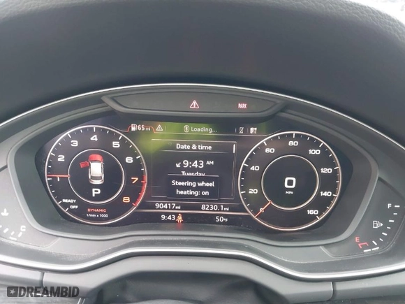 2018 Audi Q5 Premium Plus with VIN WA1BNAFY0J2239187, listed as a IAAI auction lot 41646800 with 90,417 mi miles. Bid and sale history available at carsss.com. Image 7.
