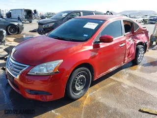 2014 Nissan Sentra S with VIN 3N1AB7AP4EY322076, listed as a IAAI auction lot 41917917 with 102,624 mi miles. Bid and sale history available at carsss.com. Image 18.