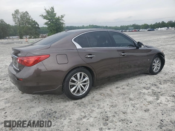 2015 Infiniti Q50 Premium z VIN JN1BV7AP5FM353448, wystawiony jako Copart lot #57115325 z przebiegiem 104 721 mil mil oraz Szkoda całkowita • Salvage title. Historia ofert i sprzedaży dostępna na DreamBid. Obrazek 3.