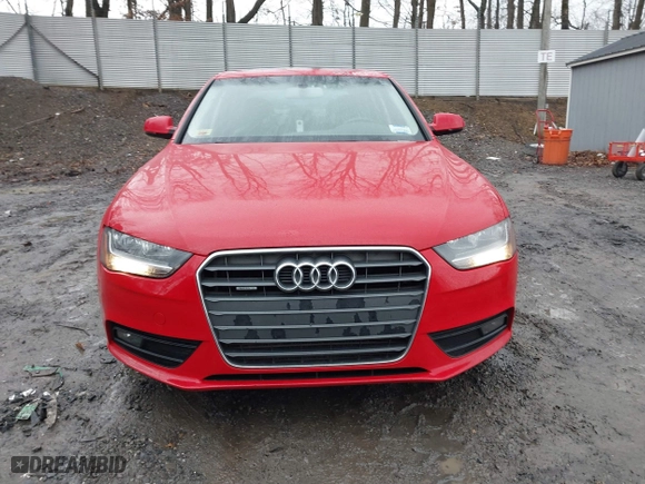 2014 Audi A4 Premium with VIN WAUBFAFL6EN025510, listed as a IAAI auction lot 41695920 with 102,033 mi miles. Bid and sale history available at carsss.com. Image 6.