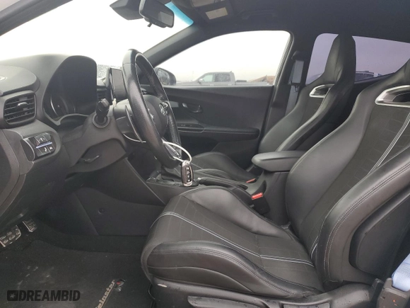 2021 Hyundai Veloster N with VIN KMHT36AH9MU011200, listed as a Copart auction lot 50986355 with 44,477 mi miles and Salvage Title. Bid and sale history available at carsss.com. Image 7.