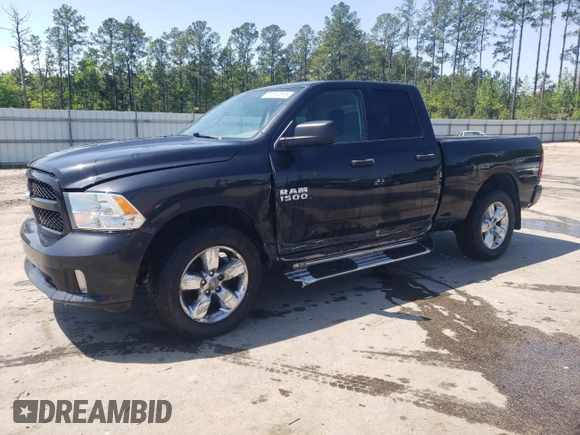 2018 Ram 1500 Express with VIN 1C6RR7FG1JS308852, listed as a Copart auction lot 51812515 with 68,224 mi miles and Salvage title. Bid and sale history available at DreamBid. Image 1.