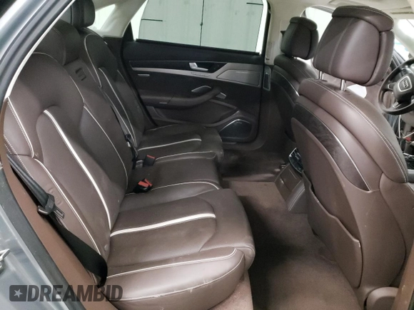 2014 Audi A8 4.0T с VIN WAUR2AFD8EN002992, выставлен на аукционе Copart как лот 45711745 с пробегом 135 881 миль миль и Чистый • Clean title. История ставок и продаж доступна на DreamBid. Изображение 10.