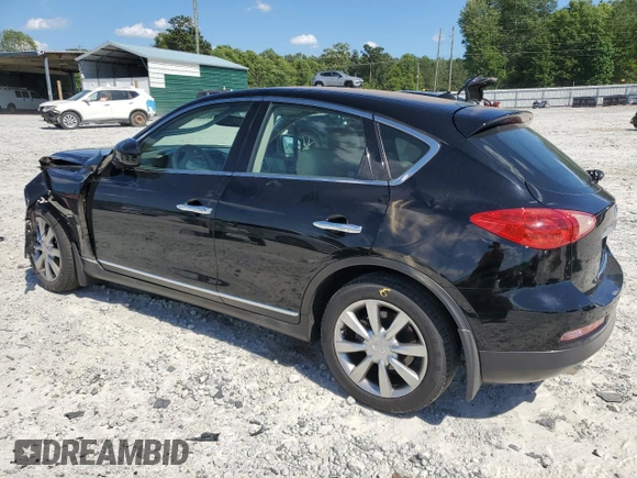 2008 Infiniti EX Journey with VIN JNKAJ09E38M303700, listed as a Copart auction lot 57881605 with 62,888 mi miles and Salvage title. Bid and sale history available at DreamBid. Image 2.