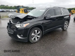 2021 Chevrolet Traverse LT with VIN 1GNERHKW8MJ206282, listed as a Copart auction lot 56239685 with 60,648 mi miles and Salvage title. Bid and sale history available at DreamBid. Image 1.