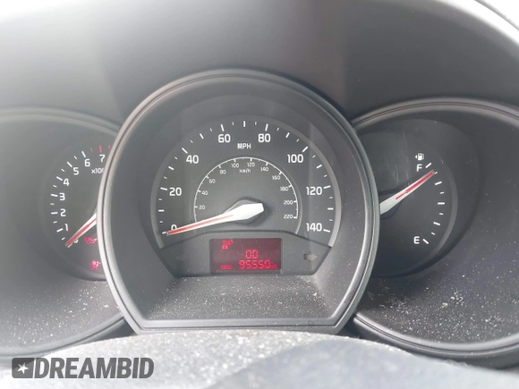 2013 Kia Rio EX with VIN KNADN4A34D6223239, listed as a IAAI auction lot 41683594 with 95,550 mi miles and . Bid and sale history available at DreamBid. Image 7.