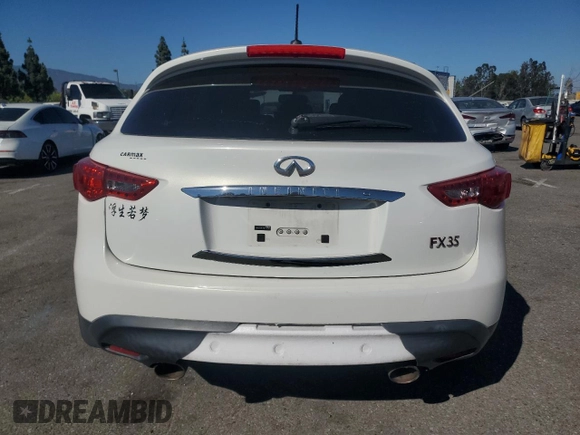 2011 Infiniti FX35 with VIN JN8AS1MU0BM710646, listed as a Copart auction lot 65397904 with 140,642 mi miles and Salvage Title. Bid and sale history available at carsss.com. Image 6.