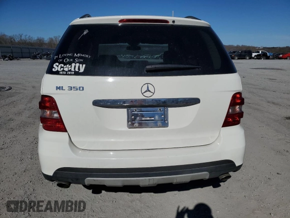 2006 Mercedes-Benz M 350 with VIN 4JGBB86EX6A088591, listed as a Copart auction lot 47433415 with 137,132 mi miles and Salvage Title. Bid and sale history available at DreamBid. Image 6.