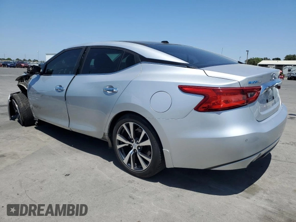 2016 Nissan Maxima SL with VIN 1N4AA6AP2GC390257, listed as a Copart auction lot 60289225 with 149,219 mi miles and Salvage title. Bid and sale history available at DreamBid. Image 2.