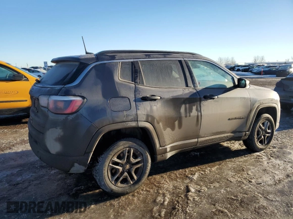 2020 Jeep Compass Sport with VIN 3C4NJDAB1LT112288, listed as a Copart auction lot 87818745 with 142,408 mi miles and Clean Title. Bid and sale history available at DreamBid. Image 3.