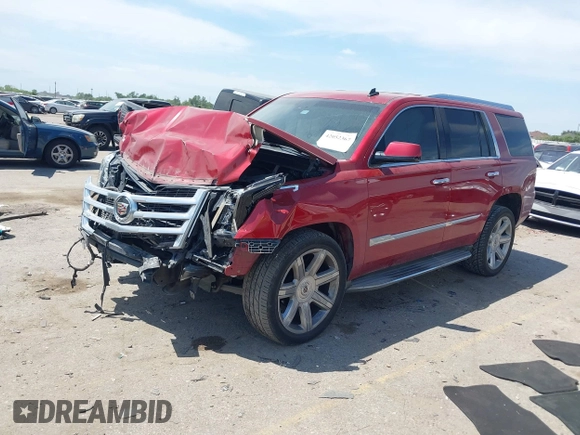 2015 Cadillac Escalade Luxury z VIN 1GYS3BKJ3FR275149, wystawiony jako IAAI lot #42052367 z przebiegiem 111 133 mil mil oraz . Historia ofert i sprzedaży dostępna na DreamBid. Obrazek 17.
